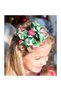 New Year's Special Christmas Glass Brooch Deer Pine Tree Straw Luxury Bow Satin Crown Adult Children's Crown - 2