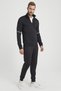 Men's Black Diver Fabric Tracksuit Set - 2
