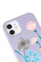 iPhone 12 Compatible Color Brush Designed Lilac Launch Phone Case - 3