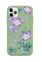 iPhone 11 Pro Max Compatible Winter Flower Design Green Launch Phone Case