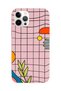 iPhone 13 Pro Compatible Line Design Powder Launch Phone Case