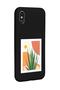 Black Launch Phone Case with Cornflower Design for iPhone X - XS Compatible - 2