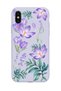 iPhone XS Max Compatible Winter Flower Design Lilac Launch Phone Case
