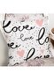 Love Printed Pink Heart Modern Pillow Cushion Cover - 2