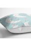 Sleep Themed Moon and Star Motif Digital Printed Modern Pillow Throw Pillow Cover - 3