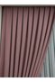 Dried Rose Linen Background Curtain - Solid Color, 1/2 Sparse Pleat, Single Wing - 6