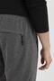 Men's Anthracite Large Size Sweatpants Straight Comfortable Fit with Zipper Pocket - 6
