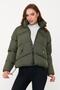 Γυναικείο Χακί Oversize Puffer Jacket - 5