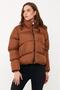 Women's Tan Oversize Puffer Jacket - 3