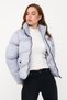 Women's Gray Oversize Puffer Jacket