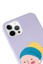 Lilac Launch Phone Case with iPhone 13 Pro Max Compatible Pearl Earring Girl Design - 3