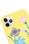 iPhone 11 Pro Max Compatible Color Brush Designed Yellow Launch Phone Case - 3