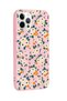 iPhone 13 Pro Compatible Flower Garden Design Powder Launch Phone Case - 2