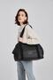 Smb3082 Black Women's Hand Suitcase and Sports Bag - 3