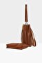 Tan Women's Magnet Snap Fastener Bag M000002770 - 3