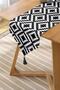 Checkered Geometric Patterned Digital Printed Modern Runner - 2