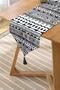 Black and White Decorative African Motif Modern Runner - 2