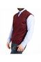 Men's Gray V-Neck Thin Wool Knitwear Knitted Non-Pilling Sweater - 2