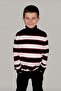 Children's Turtleneck Striped Sweater (c21-18749)