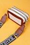 Women's Brown Special Design Two Compartment Box Shoulder Bag - 5