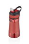 460ml Silicone Body Tritan Navy Blue Water Bottle with Straw - 2