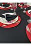 Liquid Proof Care Free Table Cloth Black + 12 Napkins - 7