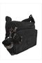 Women's Black Clinker Postman Crossbody Bag with Plenty of Pockets - 2
