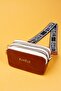 Women's Brown Special Design Two Compartment Box Shoulder Bag - 4