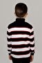 Children's Turtleneck Striped Sweater (c21-18749) - 3