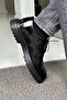 Eva Sole Lace Up Leather Black Shoes - 4