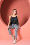Black Winter Leopard Pajama Bottoms - 6