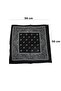 Black Ethnic Patterned Bandana Soft Textured 50X50 cm - 4