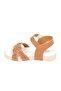4085 Tan Velcro Girls' Flat Sandals - 2