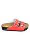 2025 Red Double Buckle Women's Flat Slippers