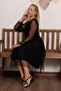 Belted V Polka Dot Tutu Dress 583308 - 8