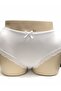 Women's Solid Color Bambo High Waist 5 Piece Panties - 4