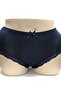 Women's Solid Color Bambo High Waist 5 Piece Panties - 5