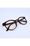 Lookup Brown Frame Transparent Glass Unisex Blue Block Blue Light Reading Glasses - 2