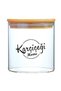 800 ml Borosilicate Glass Jar with Bamboo Lid Set of 6 - 3