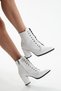 Women's Lace-Up High Heel Boots