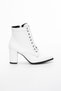 Women's Lace-Up High Heel Boots - 4