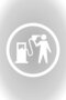 13 X 13 Cm Gasoline Tank Sticker Car Fuel Tank Auto Car Sticker White