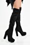 Women's Platform High Heel Stretch Over-the-Knee Boots - 2