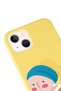 iPhone 13 Compatible Pearl Earring Girl Designed Yellow Launch Phone Case - 3