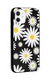 حافظة هاتف إطلاق سوداء بتصميم Big Daisy متوافقة مع هاتف iPhone 12 - 2