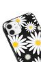 حافظة هاتف إطلاق سوداء بتصميم Big Daisy متوافقة مع هاتف iPhone 12 - 3