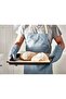 Sandviva Oven Gloves Cotton-Linen Mix Sky Blue - 7
