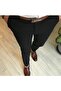 Men's Black Italian Cut Slim Fit Linen Trousers