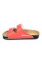 2025 Red Double Buckle Women's Flat Slippers - 2