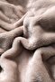 Merino Romance Floral Embossed Double Blanket - Mink - 4